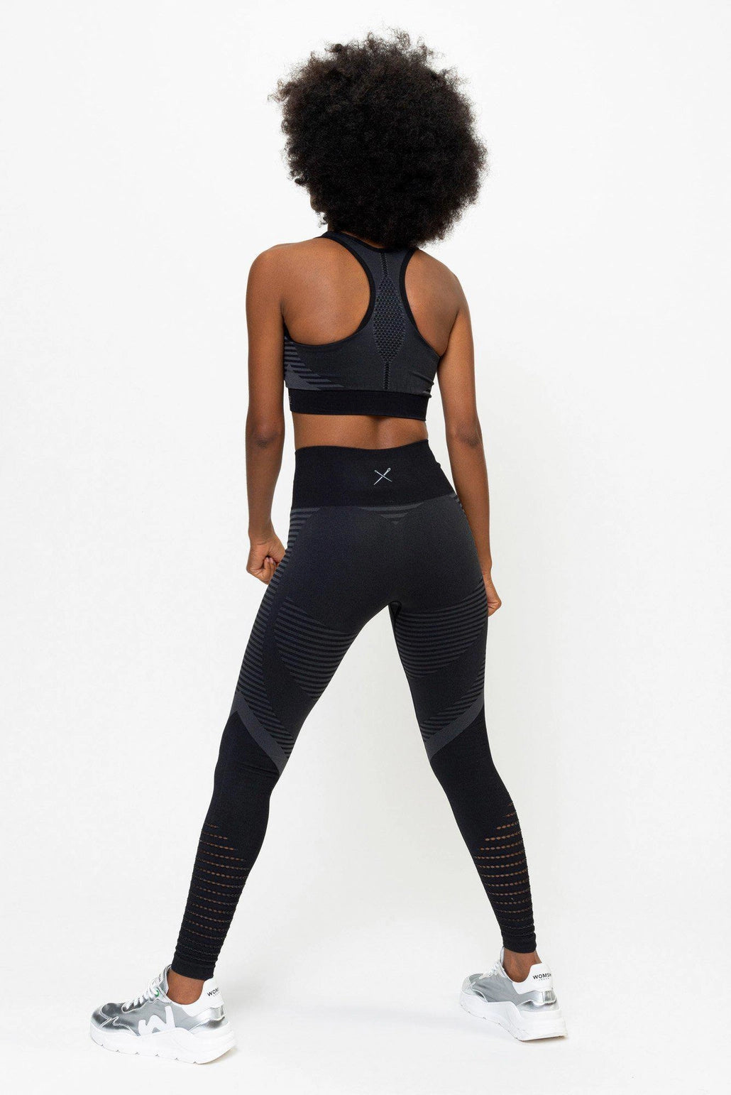 Ensemble complet de leggings de sport | Soutien-gorge Euphoria noir