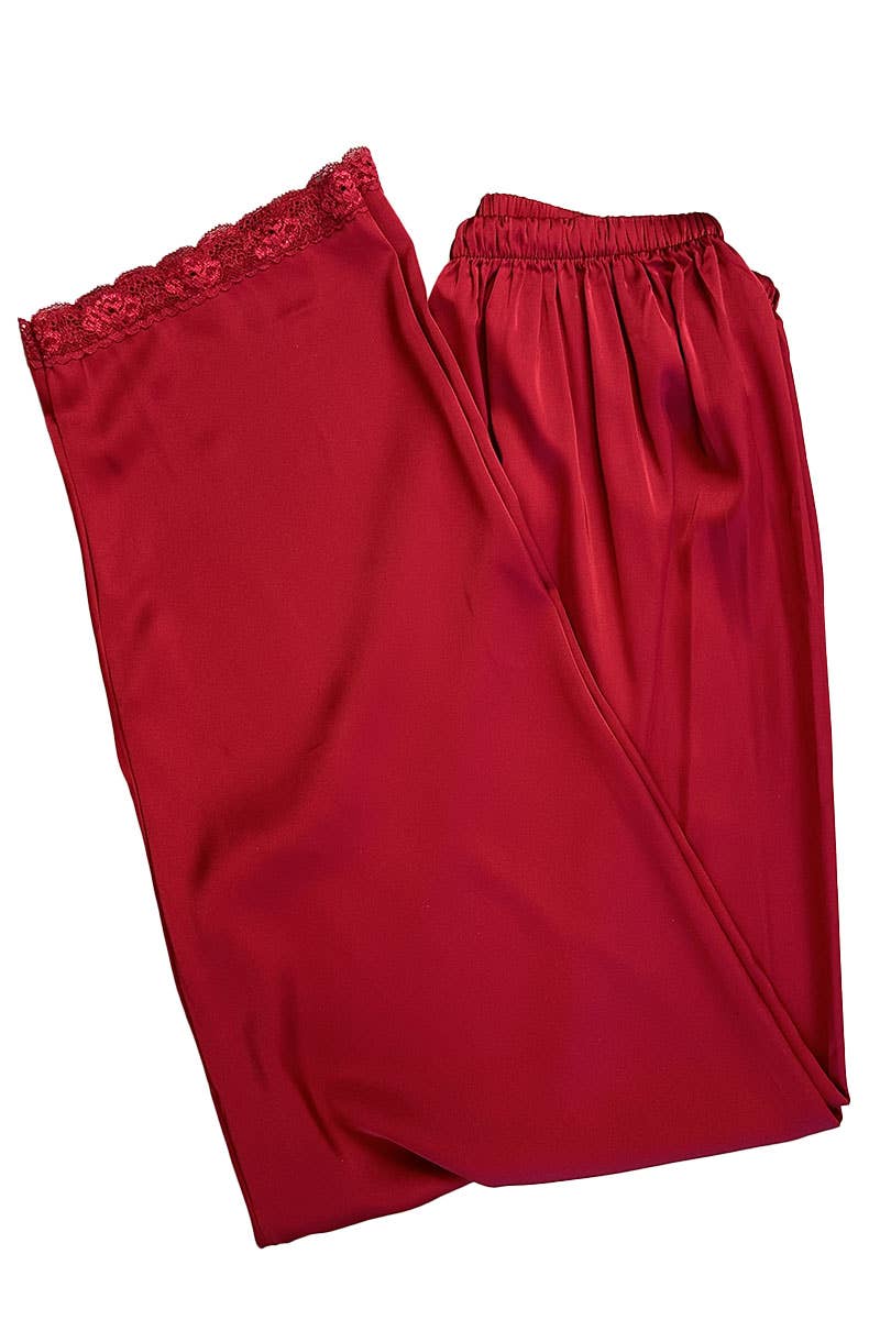 Pyjama set met tanktop en lange broek van imitatiesatijn ⎸ INTIMI