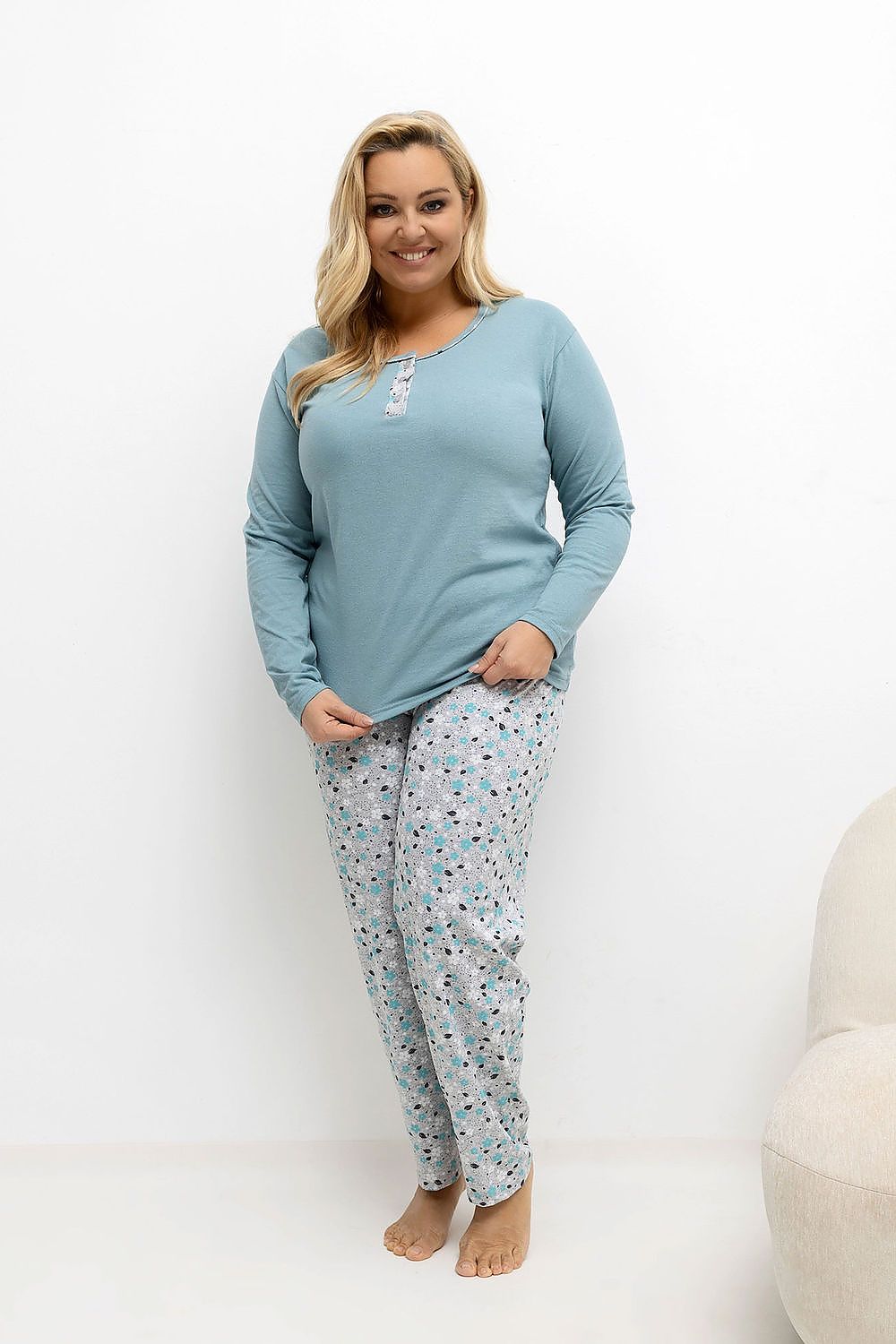 Plus Size Pyjama model 221182 Forever Pink – foto 3
