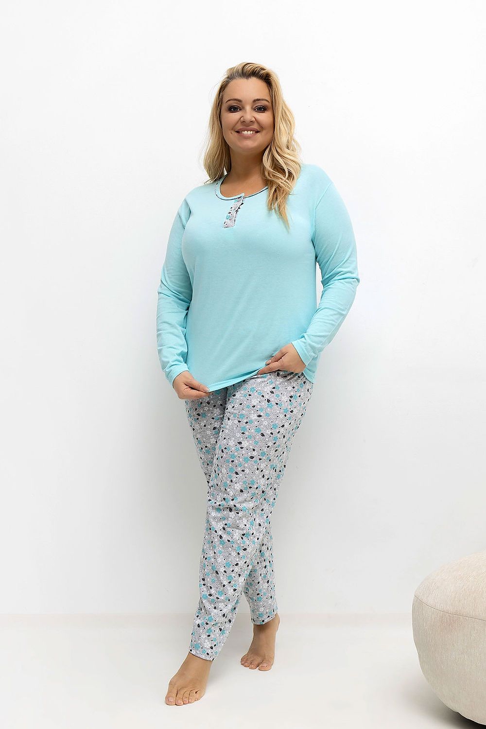 Plus Size Pyjama model 221182 Forever Pink – foto 6