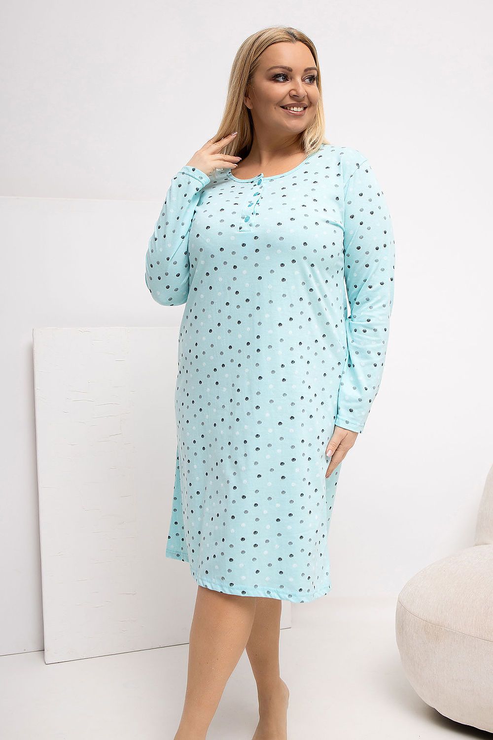 Nachtjapon Plus Size model 223301 Forever Pink – foto 4